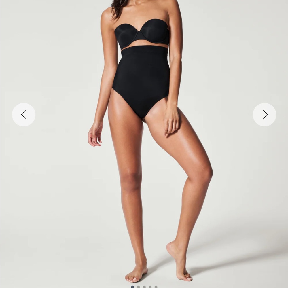 NWT SPANX Black High-Rise Shaping Briefs